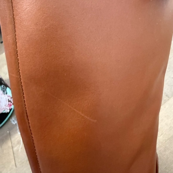 Franco Sarto Jazrin Cognac Knee-High Riding Boots. NWT- size 6.5 wide calf - Picture 11 of 13